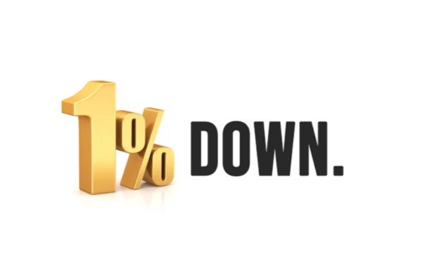 One percent down program